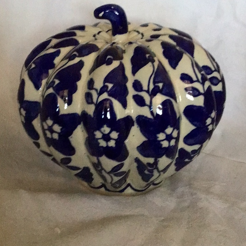 Ceramic printed pumpkin. #4